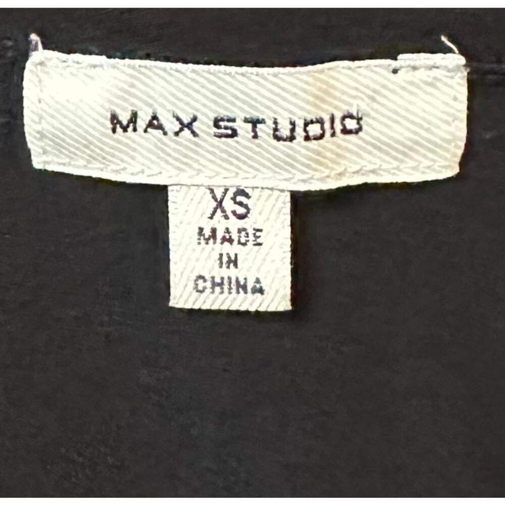 2/$15 Max Studio Wide Leg Jumpsuit Black Sleeveless One Piece Size XS - Picture 8 of 9